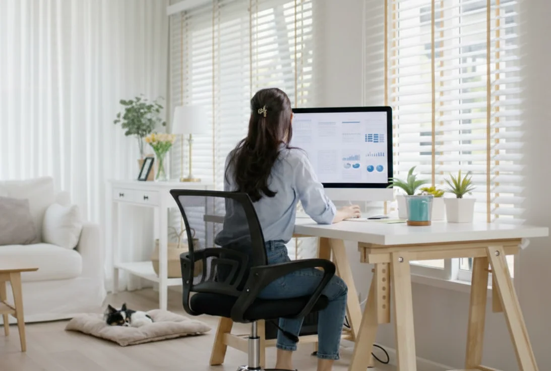Hybrid workforce monitoring across remote and in-office employees